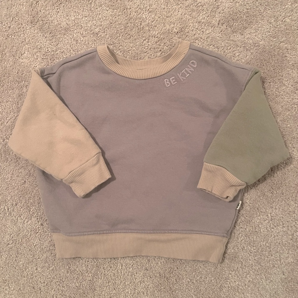 Be Kind Sweatshirt - Size 18m